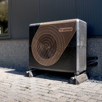 Weheat Sparrow buitenunit geïnstalleerd bij klant in Lepelstraat